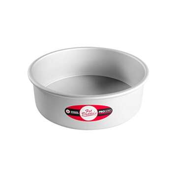 Fat Daddio's PCC-93 Anodized Aluminum Round Cheesecake Pan, 9 x 3 Inch