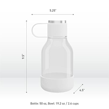 Asobu Tritan Water Bottle with Dog Bowl for Pet Lovers