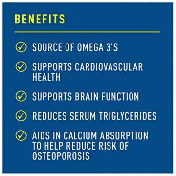Renew Life Norwegian Gold Adult Fish Oil - Super Critical Omega-3 Supplement - Gluten & Dairy Free -...