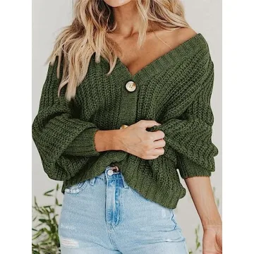 Chic PRETTYGARDEN Women's Button Down Sweater for All Seasons