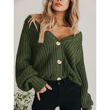 Chic PRETTYGARDEN Women's Button Down Sweater for All Seasons