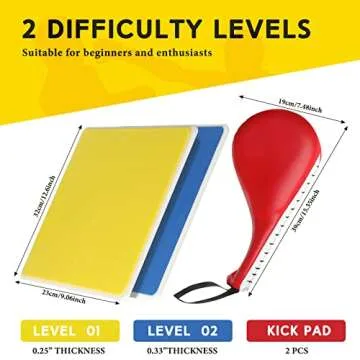 Lenwen Taekwondo Training Set for Kids 4 Pcs Equipment