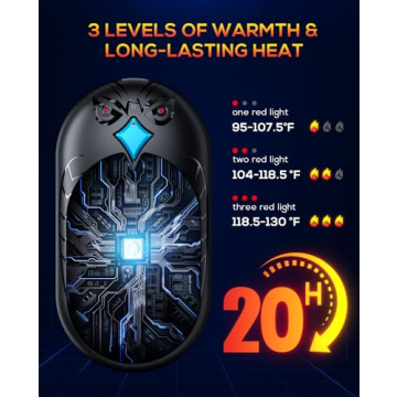 Portable Electric Hand Warmers 6000mAh - 2 Pack