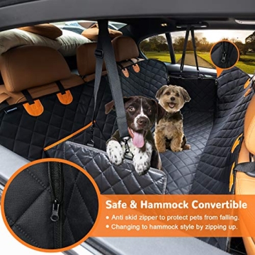 URPOWER Dog Car Seat Cover - Waterproof & Scratch Proof