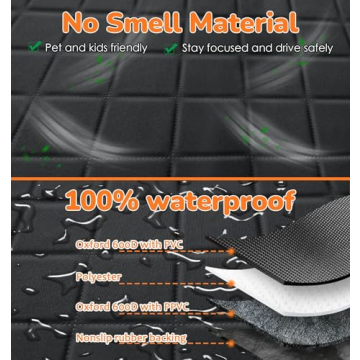 URPOWER Dog Car Seat Cover - Waterproof & Scratch Proof