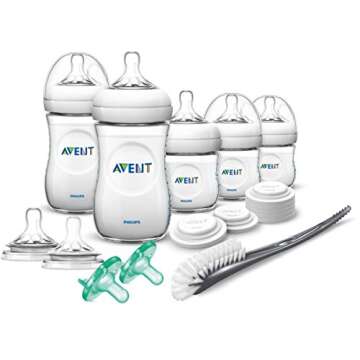 Philips Avent Natural Bpa Free Baby Bottle Newborn Starter Gift Set, Scd296/03, White