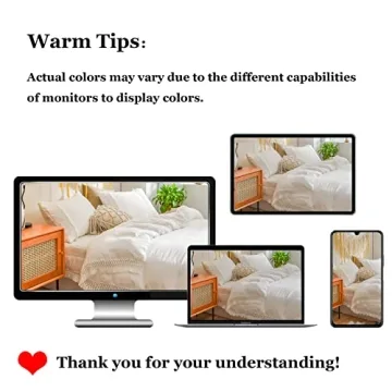 Elegant Boho White Queen Duvet Cover Set with Tassels