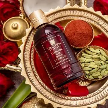 SPA CEYLON Cardamom Rose Bath Gel for Nourished Skin