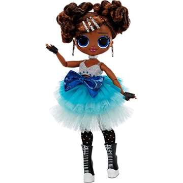 LOL Surprise OMG Present Surprise Fashion Doll Miss Glam with 20 Surprises, Birthday Inspired, 5 Fashion Looks, Accessories,Toys for Girls Boys Ages 4 5 6 7+ Years Old,Multicolor