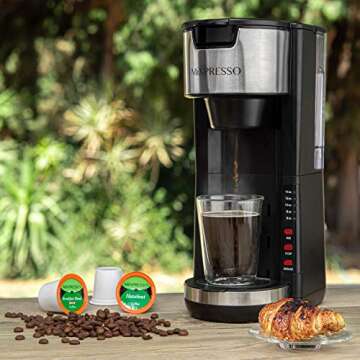 Mixpresso Coffee Maker for K-Cups and Ground Coffee