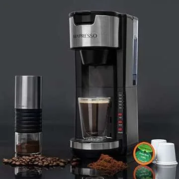 Mixpresso Coffee Maker for K-Cups and Ground Coffee