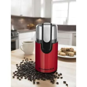 KitchenAid BCG111ER Coffee Grinder, Stainless Steel, 4 oz