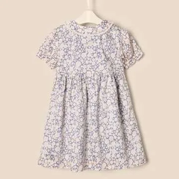 Amazon Essentials x Sofia Grainge Toddlers and Baby Girls' Cotton Sateen Dress with Collar