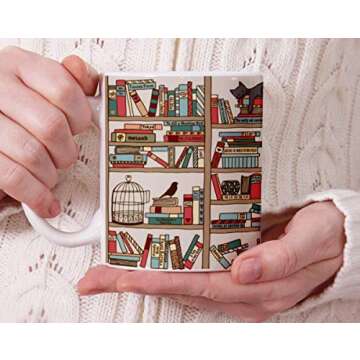 Book Coffee Mug for Book Lovers Gift