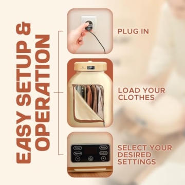 Compact Portable Clothes Dryer for Travel & Home