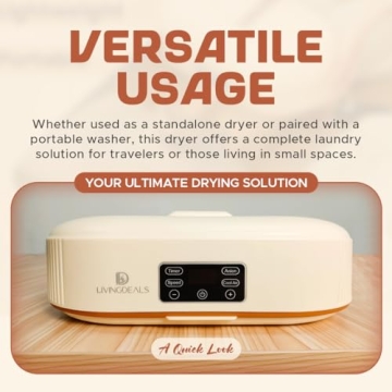 Compact Portable Clothes Dryer for Travel & Home