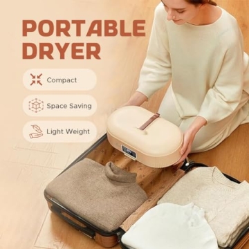 Compact Portable Clothes Dryer for Travel & Home