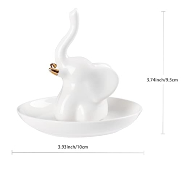 Piudee Elephant Jewelry Dish - Perfect Gift for Women
