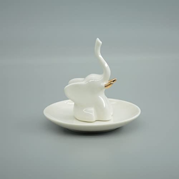 Piudee Elephant Jewelry Dish - Perfect Gift for Women