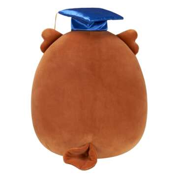 Squishmallows Arella Brown Owl Graduation Plush Toy