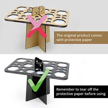 BEAKEY Makeup Brush Set Professional & Makeup Brush Drying Rack,Makeup Brush Holder - Black