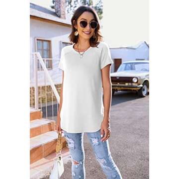 Newchoice Women's Casual Tunic: Soft & Stylish Tops