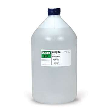 Laboratory Grade Distilled Water - 3.8L Ensured Purity for Science