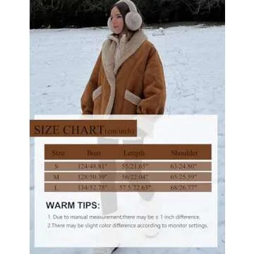 Stylish COZYPOIN Women's Faux Suede Jacket for Winter