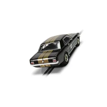 Scalextric Classic Ford Mustang Black Gold 1:32 Slot Car