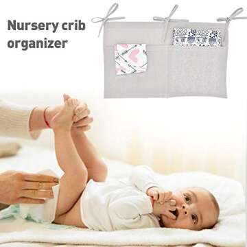 Lightweight Baby Nursery Organizer - Must-Have Caddy for Essentials