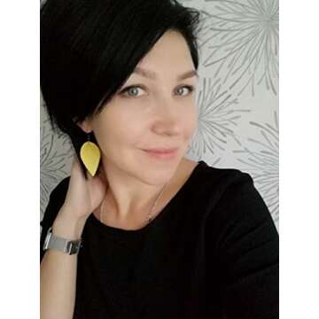 Stylish L&N Rainbery Faux Leather Earrings - 2 Pairs