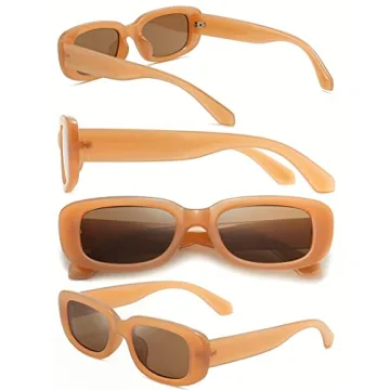 Trendy Retro Rectangle Sunglasses for Stylish Protection