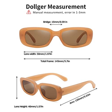 Trendy Retro Rectangle Sunglasses for Stylish Protection