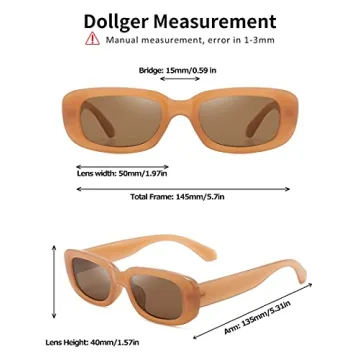 Trendy Retro Rectangle Sunglasses for Stylish Protection