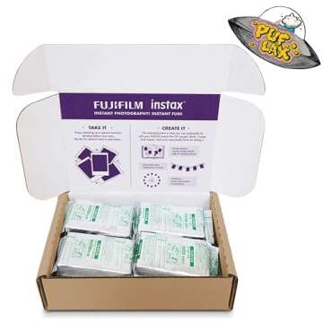 Fujifilm Mini Instant Camera Film: 120 Shoots Total, Value Pack, (10 Sheets x 12) - Capture Memories...