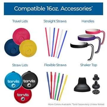 Tervis Travel Lid for 16oz Tumblers - Double Walled Insulation