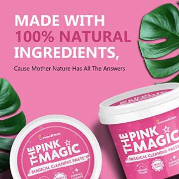 Natural All Purpose Cleaning Power Paste, Deep Cleaning Supplies, Household Scrub Paste Cleaner For ...