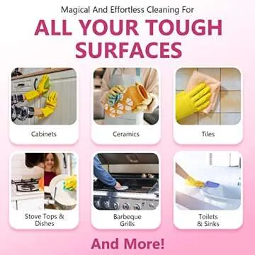 Natural All Purpose Cleaning Power Paste, Deep Cleaning Supplies, Household Scrub Paste Cleaner For Kitchen And Bathroom and other surfaces