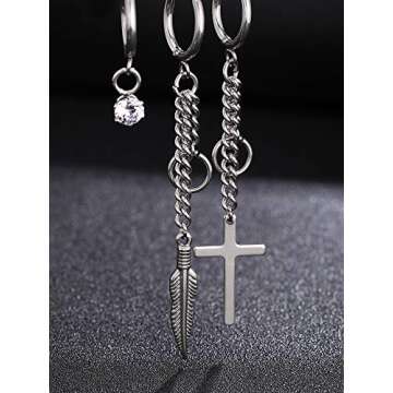 Trendy 6 Pairs Huggie Hoop Earrings for All Occasions