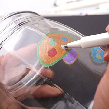 PuTwo 10 Metallic Marker Pens Set for Art and Craft