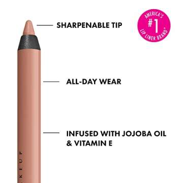 NYX PROFESSIONAL MAKEUP Line Loud Lip Liner, Longwear and Pigmented Lip Pencil with Jojoba Oil & Vit...