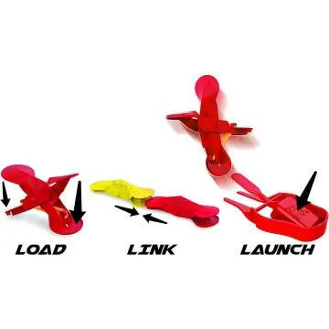 Zip Linx Jumping Domino Action Chain Reaction Set