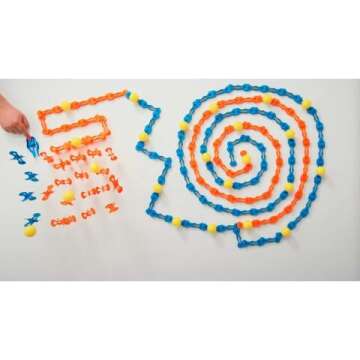 Zip Linx Jumping Domino Action Chain Reaction Set