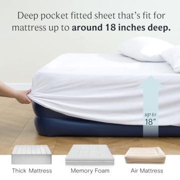 LuxClub 6-Piece Queen Sheet Set for Ultimate Comfort