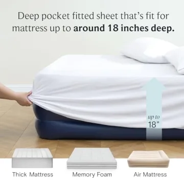 LuxClub 6-Piece Queen Sheet Set for Ultimate Comfort