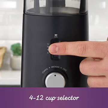 Mr. Coffee Automatic Coffee Grinder with 5 Presets