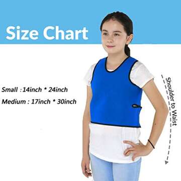 TOPARCHERY Sensory Vest for Autism Deep Pressure Comfort