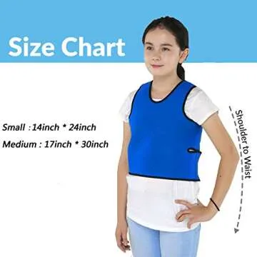 TOPARCHERY Sensory Vest for Autism Deep Pressure Comfort