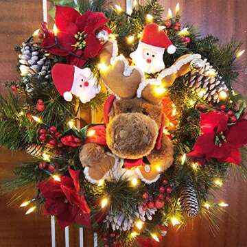 MAGOTAN Christmas Lights, Battery Operated String Lights 18ft 50 LED 8 Modes LED Mini Lights with Ti...