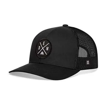 HAKA Denver Hat – DEN Trucker Hat for Men & Women, Adjustable Baseball Cap, Mesh Snapback, Outdoor...